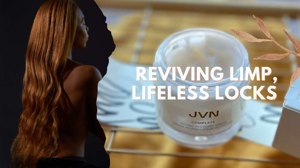 The JVN Hair Complete Instant Recovery Serum formulated for nourishing and repairing damaged hair