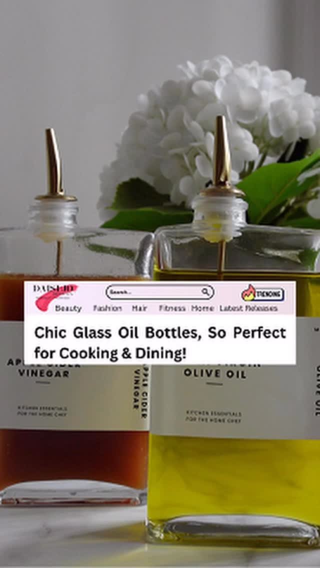 Elevate Your Kitchen Game with These Stylish Olive Oil Dispensers

Looking to bring a chic, modern touch to your cooking routine? Check out these sleek olive oil dispensers from Molimoli!

Not only do they boast a stunning gold finish that will elevate any kitchen, but they also feature a thoughtful design that makes pouring a breeze. The automatic pour spout ensures you get just the right amount every time, without any messy drips.

What I love most is the versatility - these bottles aren’t just for olive oil. Use them to beautifully display and dispense all your cooking essentials, from vinegar and soy sauce to coffee syrups and cocktail mixers. And the included label set makes it easy to keep everything organized.

The perfect housewarming or hostess gift, these dispensers are a must-have for any stylish home cook. Upgrade your kitchen game and treat yourself to a set today!

Shop Here - https://joylink.io/daisijoreviews/molimoli-automatic-bottle

#KitchenGadgets #OliveOilDispenser #VersatileStorage #OrganizedKitchen #ModernKitchen #HomeDecor #HousewarmingGift