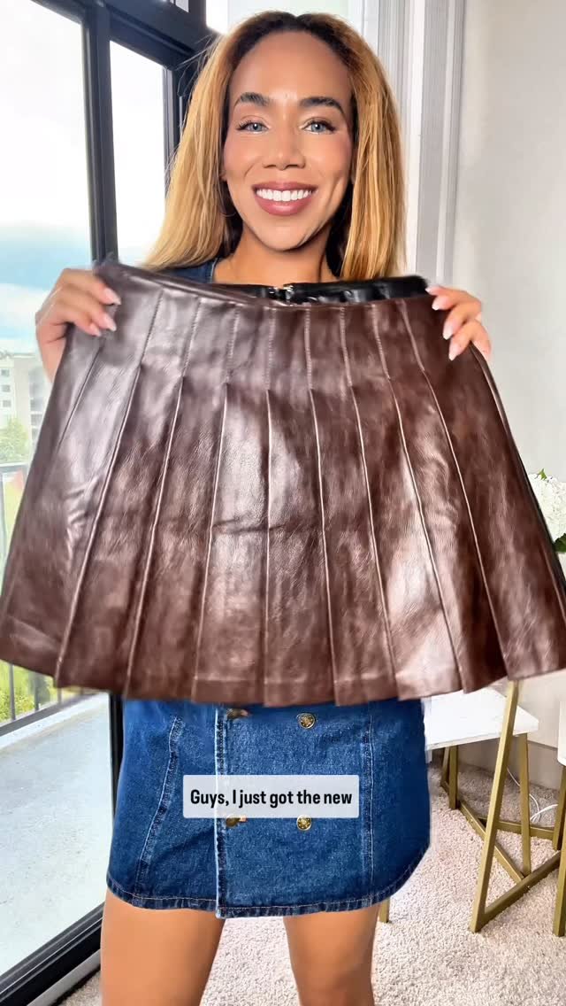 This is the Viral Leather Skirt from @vici that SOLD OUT 3x already! 

It comes in 2 colors: Black and Espresso. It features hidden shorts and a hidden zipper for a polished look. Making it perfect for transitioning from a day at the office to a night on the town.

All links in Bio and on our LTK 

 https://shopLTK.com/explore/daisijoreviews

#vici #vicidolls #vicicollection #ltk #ltkholidaystyle #daisijoreviews