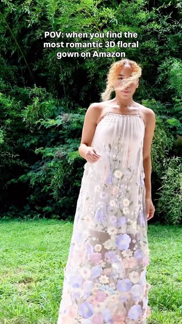 I wasn’t expecting to find a dress this elegant on Amazon... 🌸✨The 3D floral details are what immediately caught my eye, but it’s the overall silhouette that makes this gown feel so romantic. It’s giving garden party, bridal shower, engagement photos, spring wedding guest, or any occasion where you want to feel effortlessly feminine.It’s one of those pieces that looks far more expensive than it is—and that’s always a win in my book.Would you wear this? 💐🌸 Shop this look through my link in bio.#AmazonFashion #AmazonFinds #FloralDress #WeddingGuestDress #daisijoreviews