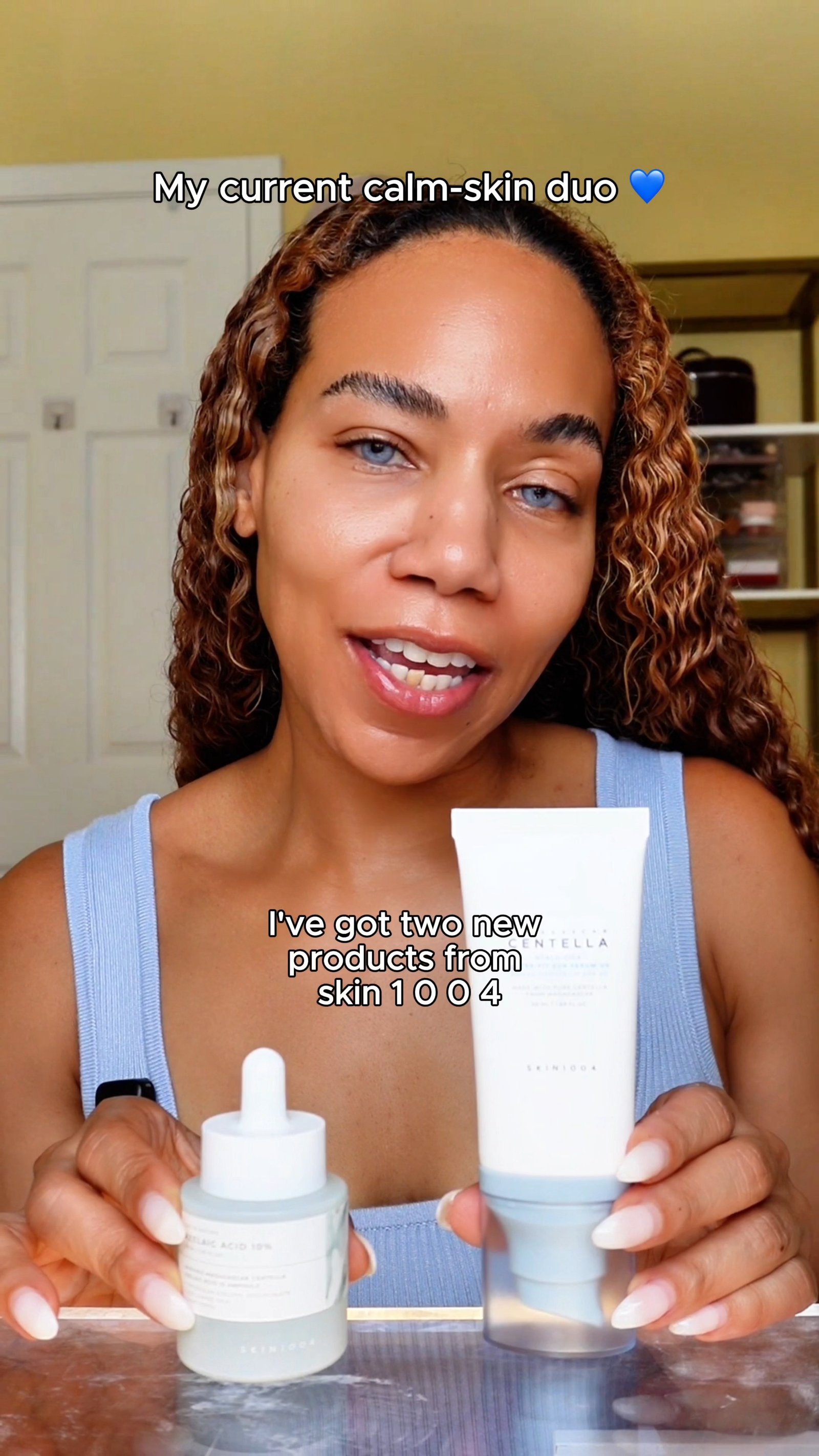 I’ve been testing this SKIN1004 duo lately, and I really like how simple and skin-focused it feels. 💙The **Hyalu-Cica Moisture Cream** is lightweight but still gives my skin that comfortable, deeply hydrated feel without sitting heavy on the face.And the **Azelaic Acid 10% Ampoule** has been a nice addition when my skin feels irritated or I’m dealing with visible post-blemish marks. I also appreciate that it’s niacinamide-free, which can be helpful if your skin doesn’t always get along with that ingredient.Together, they make a really easy routine for days when I want hydration, soothing care, and fewer unnecessary steps.So far, my favorite thing about this combo is how gentle and uncomplicated it feels.Have you tried SKIN1004 yet?#SKIN1004 #KBeauty #KoreanSkincare  #SkincareReview #DaisiJoReviews