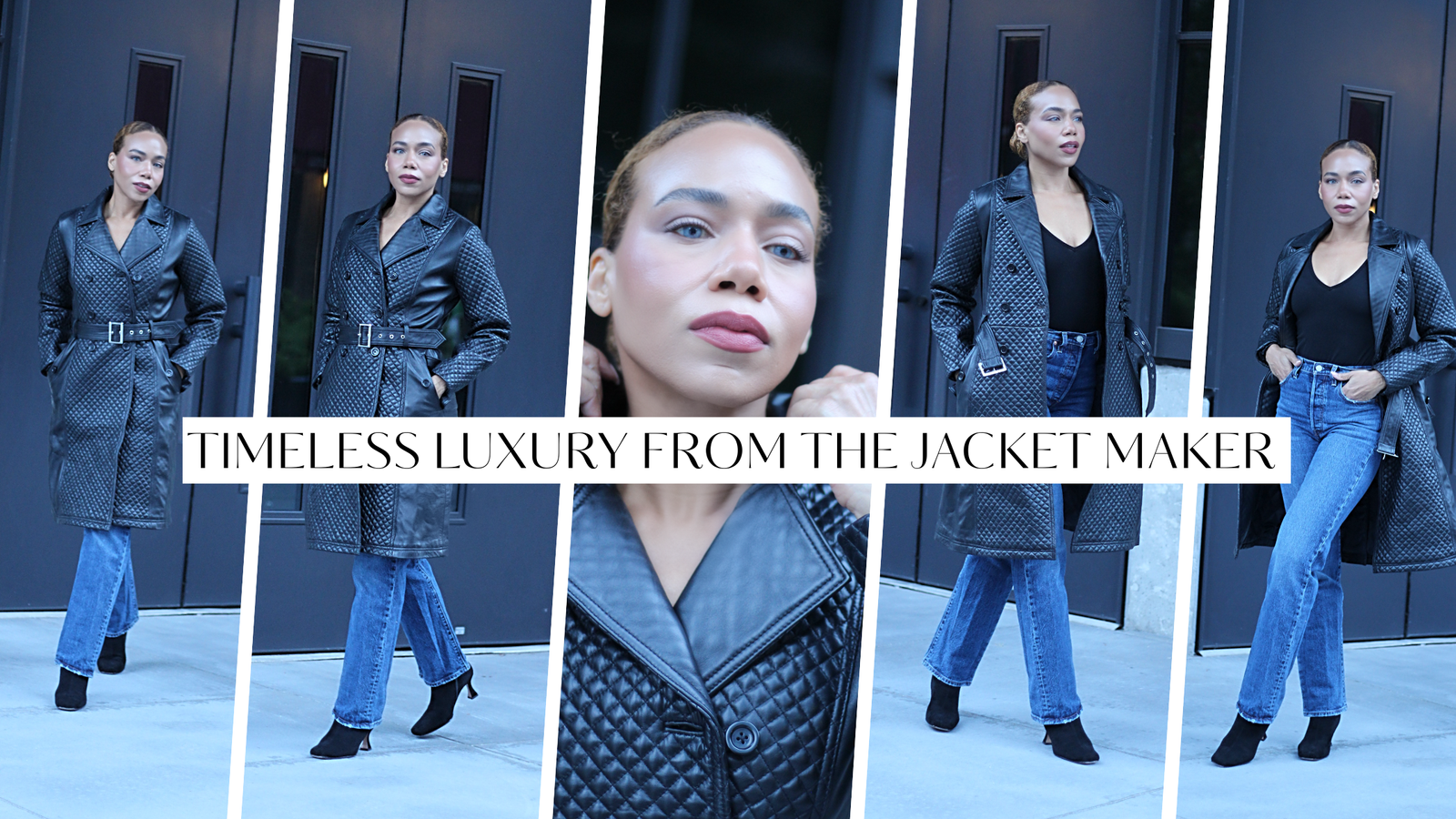 Sweet Susan Black Leather Trench Coat Review – Timeless Luxury from The Jacket Maker